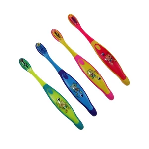 Hot Sale Cheap Personalized Soft Nylon Children's Toothbrush for Daily Oral Care Home Use with Printed Cartoon Design