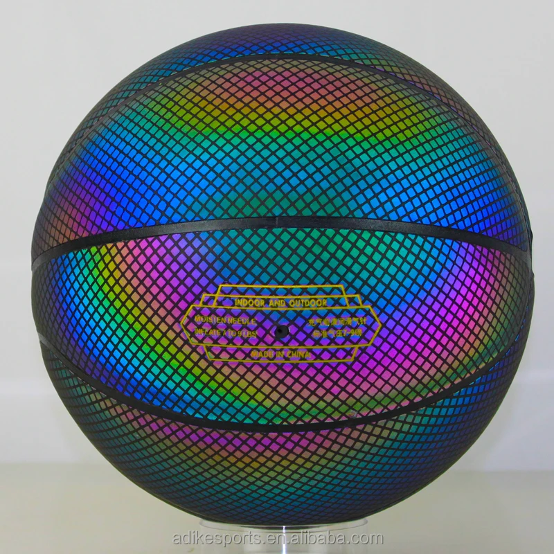 adiek Hot Sales Official Size 7 memorial ball custom printed waterproof manufacturers rim led basketball