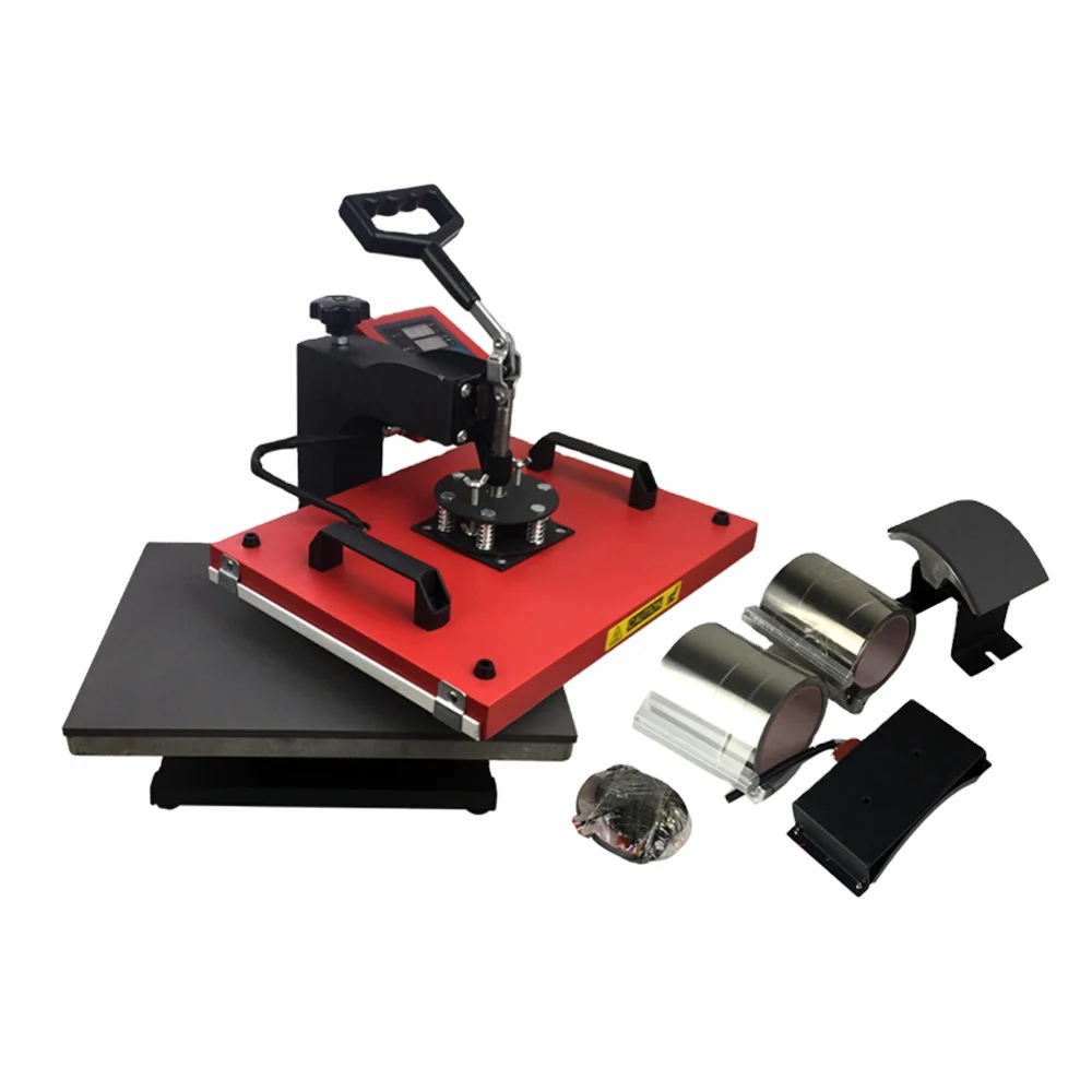 CUYI 6 in 1 コンボヒートプレス機 Tシャツ・マグプリンター 29*38cm