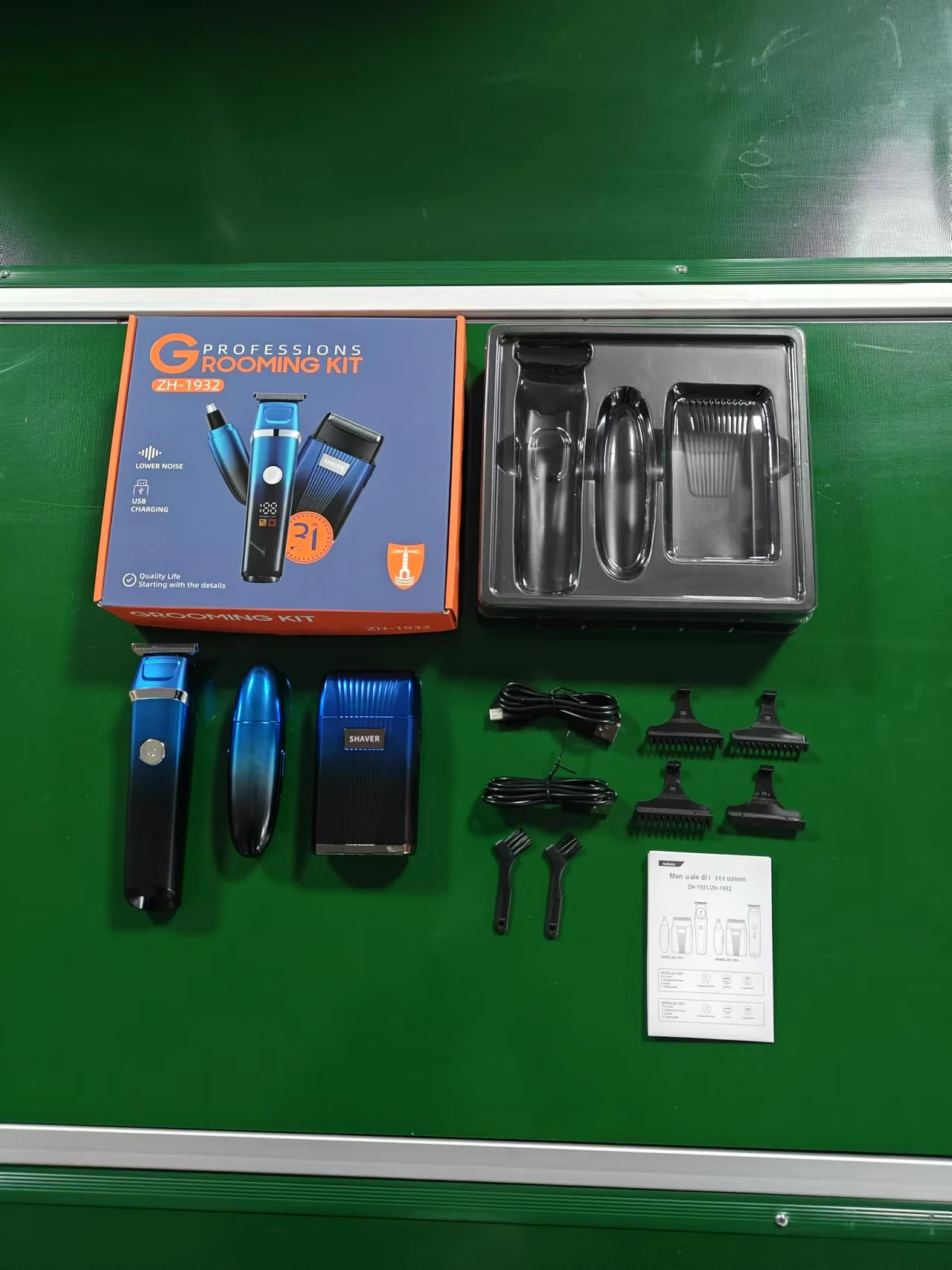 Explosive Portable Shaving Travel Wholesale Manufacturer Compact New Product Three in One 3-in-1 Grooming Kit Electric Shaver supplier