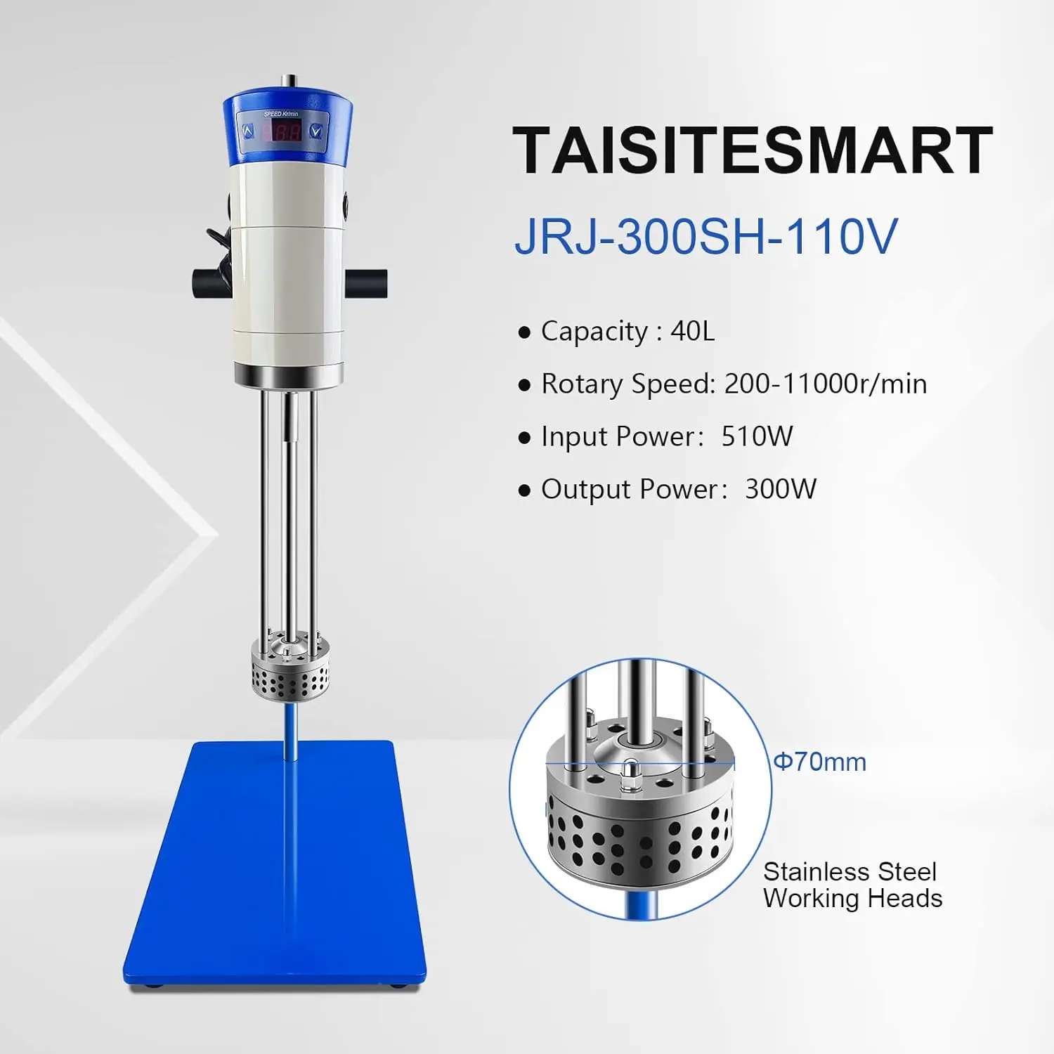 Ikeme 40l High Speed Homogenizer Lab Disperser Emulsifier