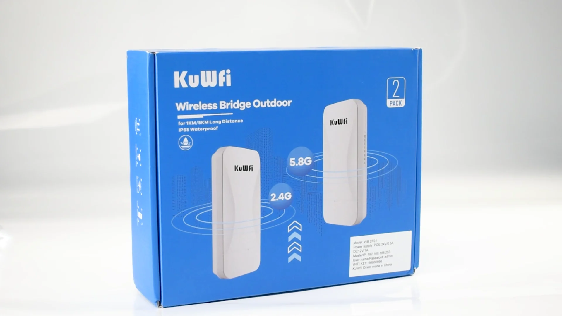 Long Range 12km Wireless Bridge 2.4g 300mbps Outdoor Cpe Ap Repeater