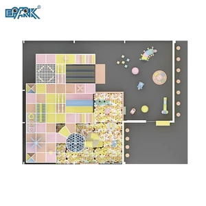 Kids Play Area Naughty Castle Indoor Soft Playground Equipment Indoor Home Playground For Kids for Sale