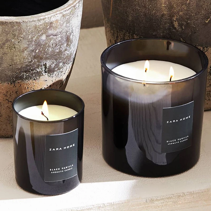 Vaso Per Candele In Vetro Verde Menta 15x15x18 Cm | Maisons Du Monde