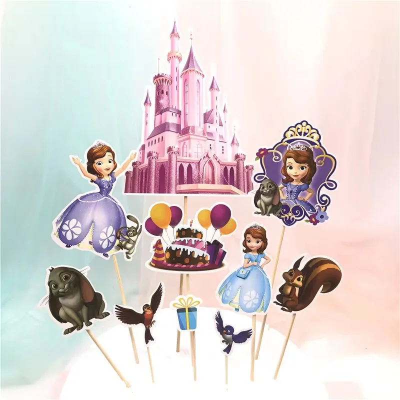 Hot Sales Cake Toppers Cartoon Character Prints For Cake Decoration