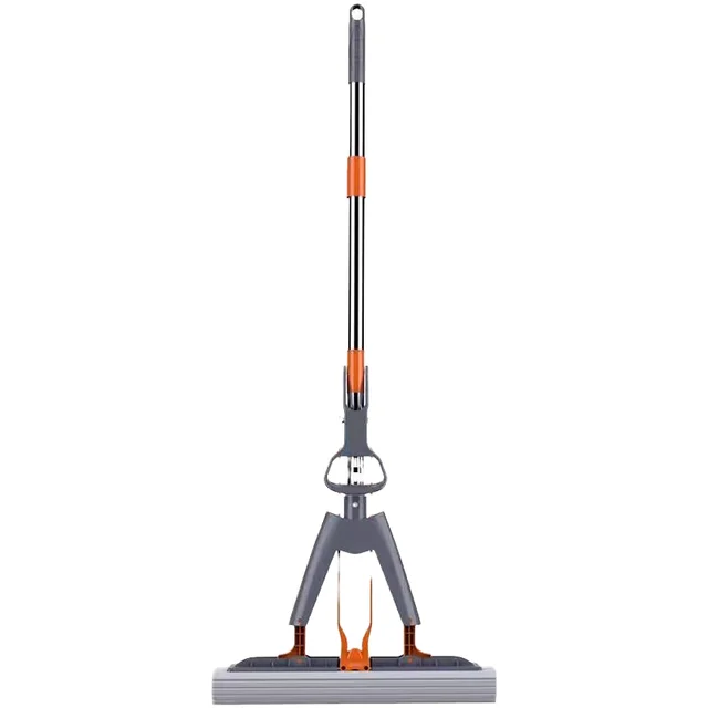New Model Self-drying Mop for Household Use Automatically Squeezes Water Dry and Wet Cleaning No Hands Required
