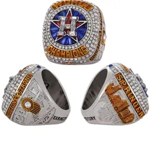 MLB Custom Championship Ring MLB2017 Authentic Houston Astros Springer Ring Men's Jewelry Custom Wooden Gift Bo