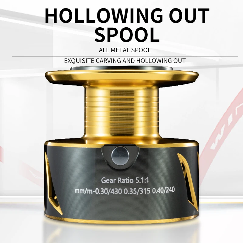 Rooblinos SW Left-hand Aluminum Alloy Rotating Fishing Reel 4000