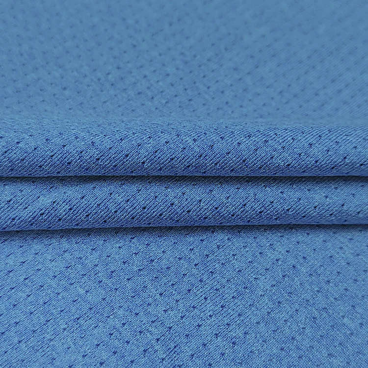 Quick Dry Sports Polyester Fabric Mesh Material, 95 Polyester 5 Elastane Cationic Mesh Fabric for Sport/ manufacture