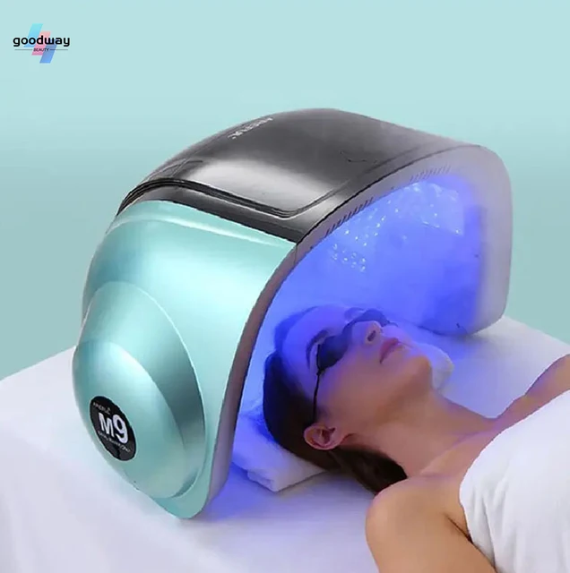 Professional Face Skin Device 9 Color Led Light Therapy Facial Machine Uv Nir Lamp Photon PDT Light Therapy Machine