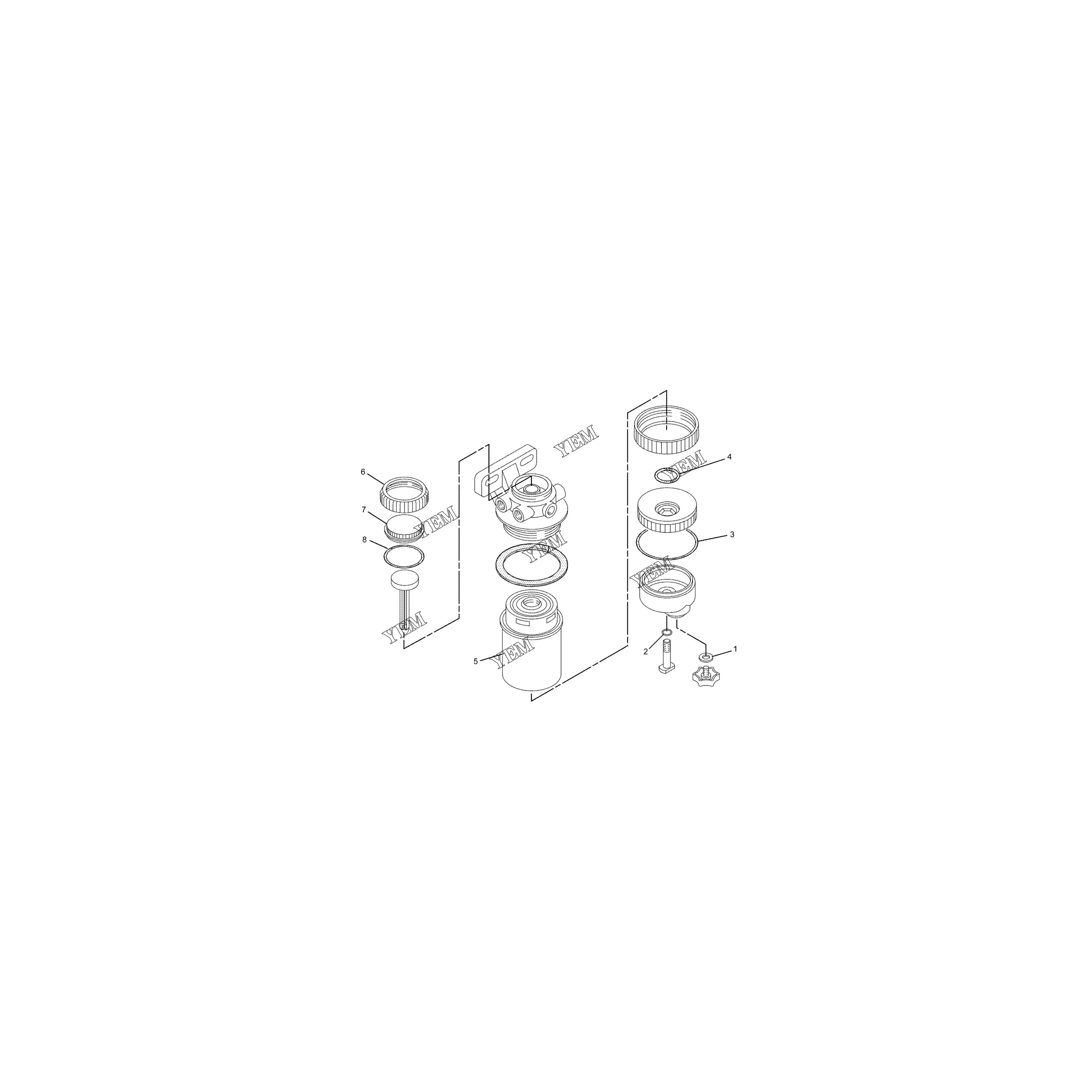 479-4135 Fuel Water Separator for Caterpillar Engine Repair Kit
