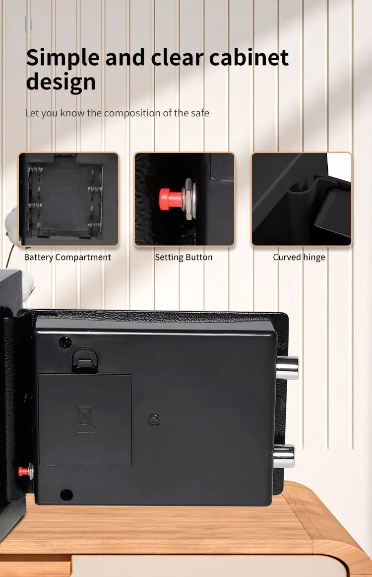 CEQSAFE 2025 Hot Selling Smart Electronic Digital Security Locks Mini Safe Box details