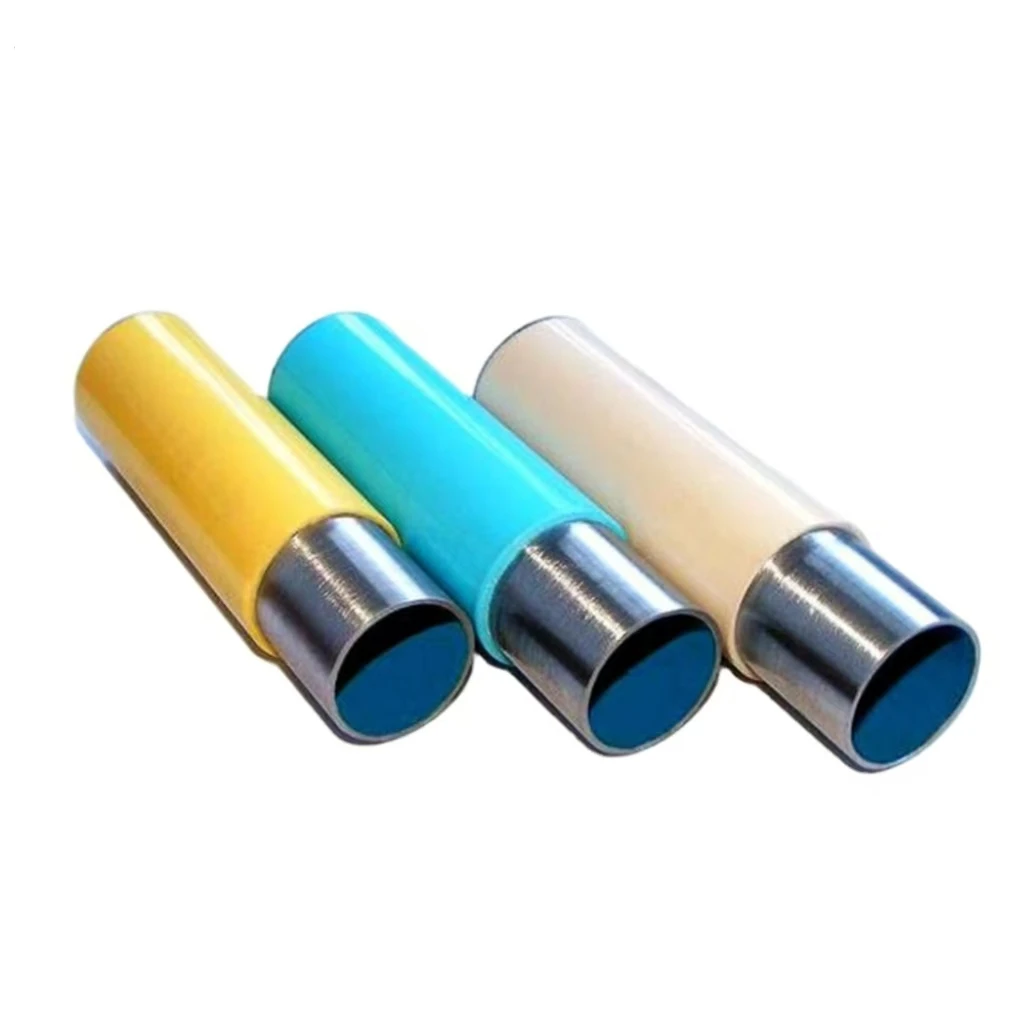 High Quality Customizable Inner Outer Plastic-Coated Composite Lean Pipe Turnover Cart Round Shape Color Coated Lean Tube