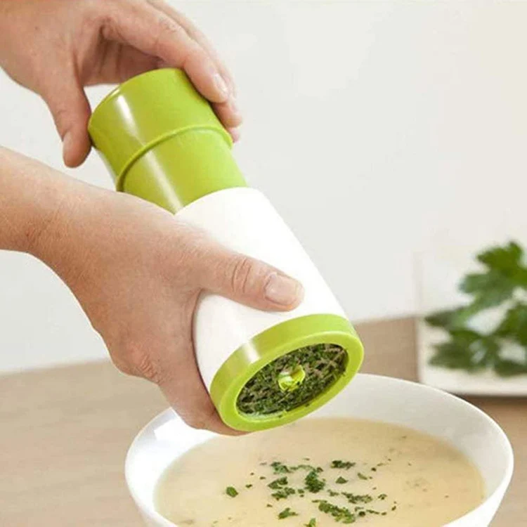 Vegetable Cutter Kitchen Gadgets Cooking Tools Coriander Chopper Grinder Plastic Herb Grinder