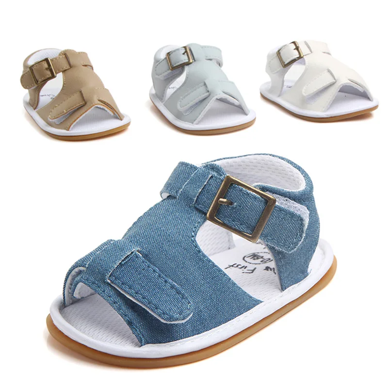 TAREYKA Infant Baby Boy Girl Summer Sandals Non Slip Soft Sole Open Toe Toddler First Walker Crib Dress Shoes 0-18 Months 