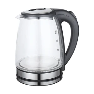 1.8L 1500W Electric Jug Kettle Simple Design with Temperature Control & Keep Warm Function Glass Material for Outdoor Use & Tea