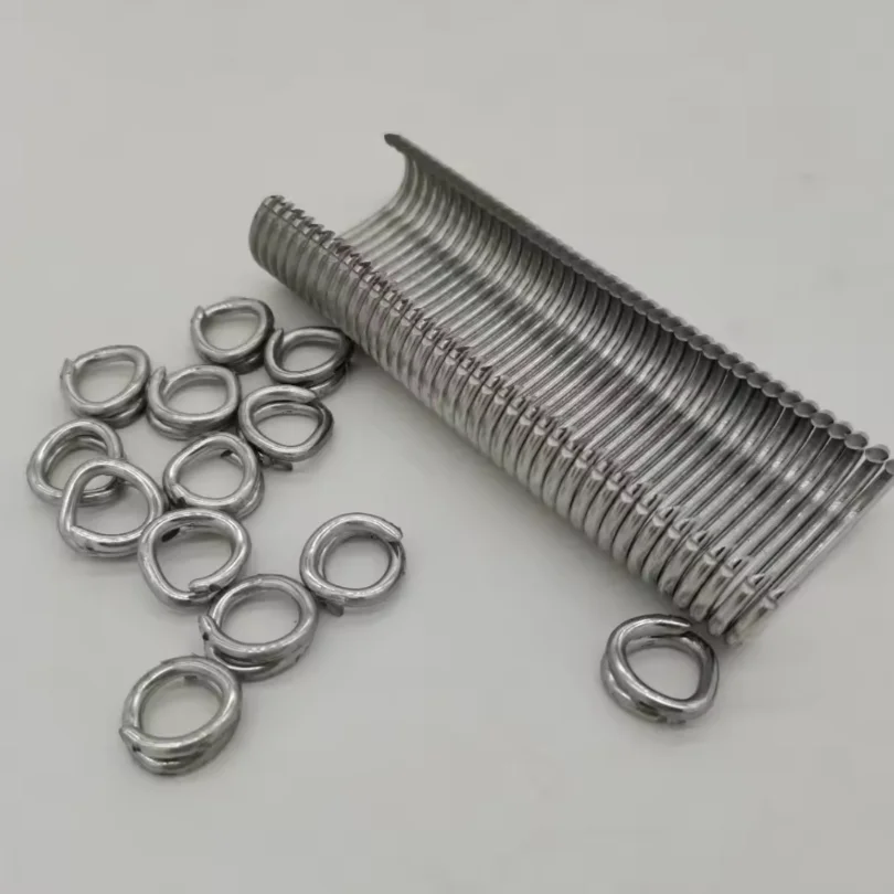 Galvanized Steel High Quality C Clips C43 43mm Hog Rings for Stone Cages