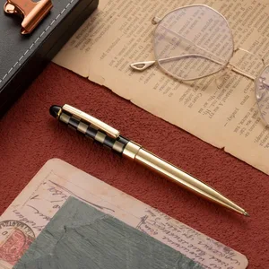 Hot Selling Luxury Promotion Business Gift Metal Ball Pen with Custom logo Office Supplies Elegant Metal Ballpoint Pen