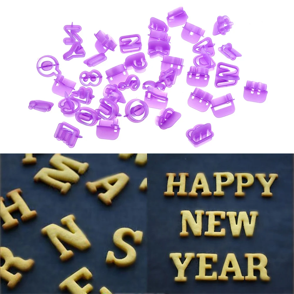 40pcs diy english alphabet letter number