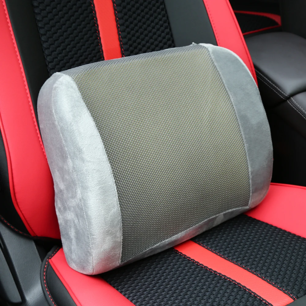 Coussin Ergonomique En Mousse Mémoire De Forme - Pour Chaise De Bureau, Voiture, Soutien Lombaire, Taille 35x35cm