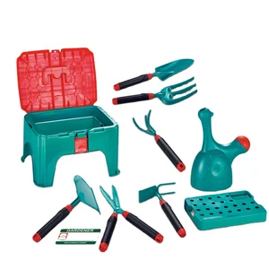 EPT Newest Children Toys Pretend Play Plastic Tool Toy Set Gardening Tool Set