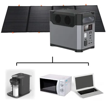 Newly Designed Solar Power Generation System Private Model Handcart Power Supply Outdoor Activity Portable Power Station
