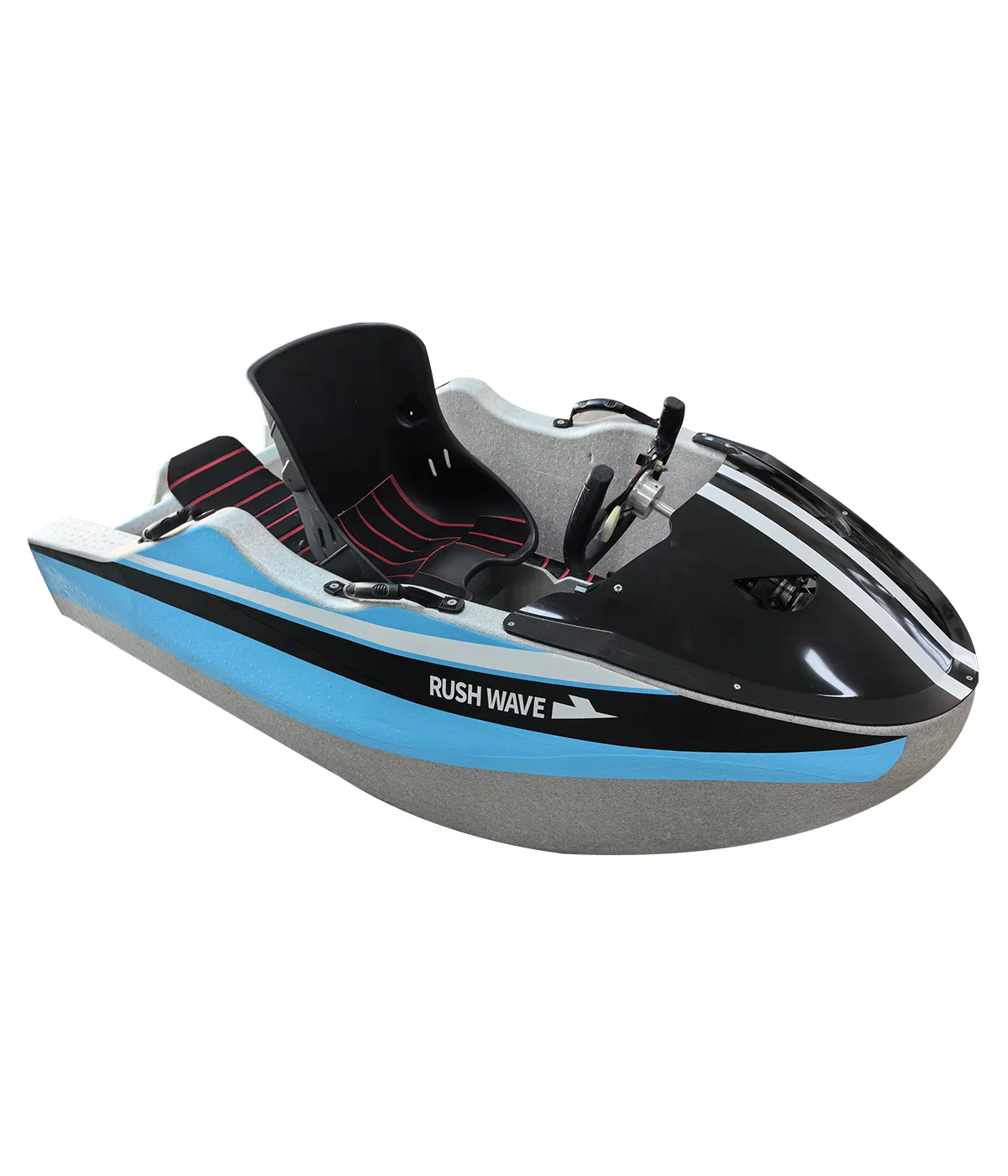 Mini Electric Racing Boat with High Speed Lithium Battery Powered Water Entertainment Jet Ski Surfboard Speed Karting Jet Ski