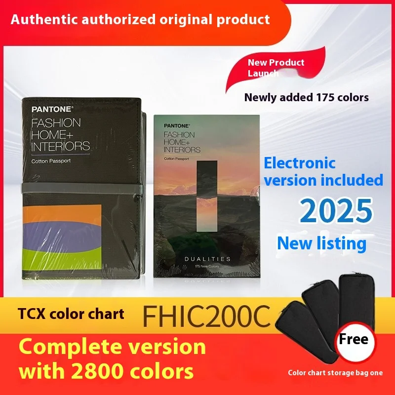 2025 Genuine PANTONE Color Card FHIC200C/A for Accurate Textile