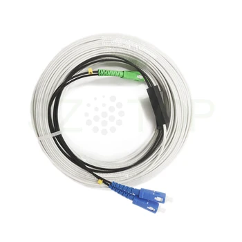 1 2 4 Core Single Mode GJXH Fiber Optic Cable SC APC UPC Outdoor FTTH Drop Cable