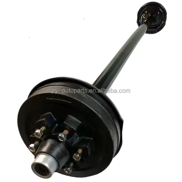 Car Trailer Suspension Parts Axle Leaf Spring Trailer Brake Axle Axle Assembly
