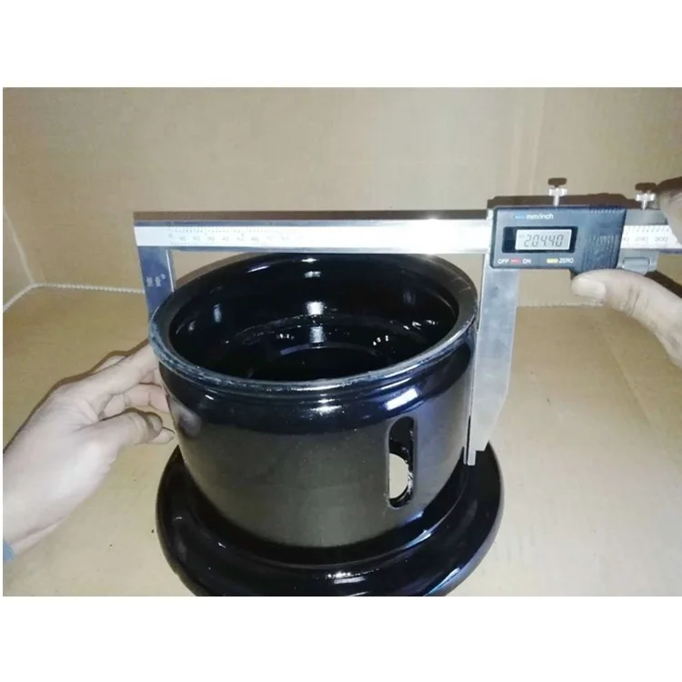 Steel Forklift Rim 4.33R-8 for Solid Tire 16x6-8,18x7-8