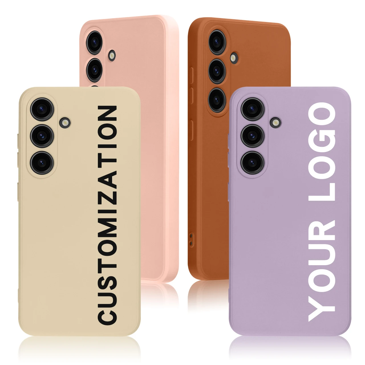 Красочные резиновые чехлы для мобильных телефонов Galaxy S24 ультра силиконовый чехол для телефона дизайн печать для Samsung S24 чехлы для телефонов