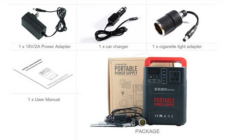 
 Переносной генератор мощности на солнечной батарее с розеткой переменного тока, 60000 Вт, 150 Вт, 2021 Вт · ч  