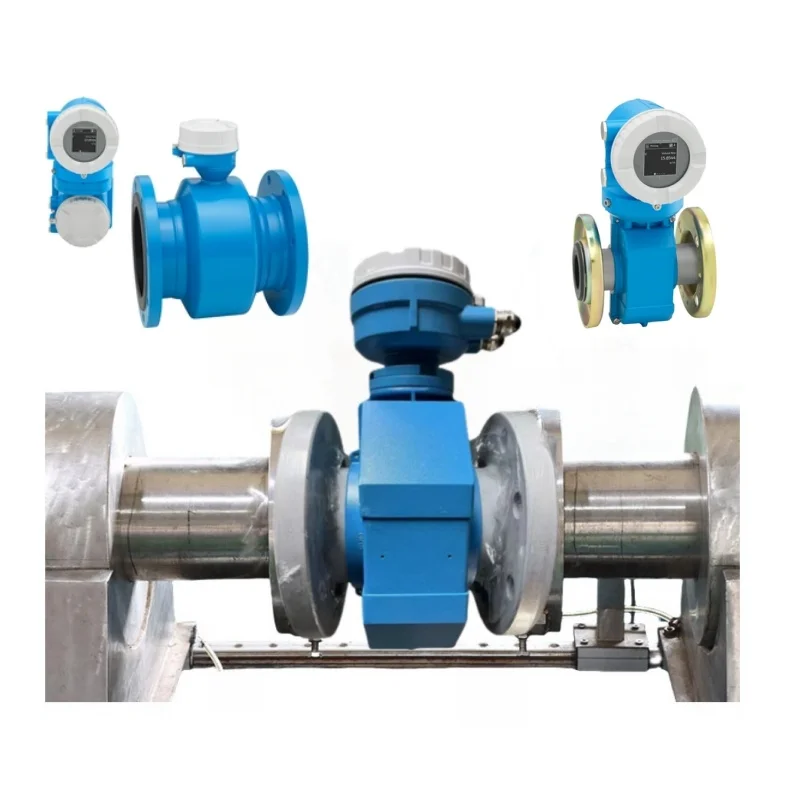 For Corrosive Liquids Highest Medium Temperatures Electromagnetic flowmeter Endress+Hauser Proline Promag P 10 With Transmitter