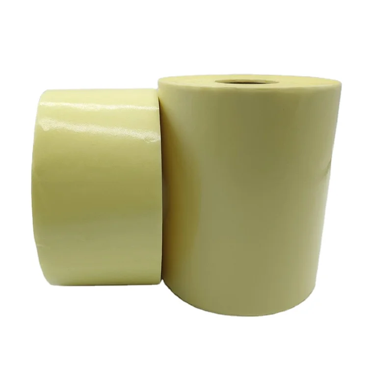 Silicone Coated Kraft Release Paper Jumbo Roll 60gsm Glassine Liner Adhesive Sticker Single Sided Oil Coated Thick 60gsm