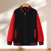 Estilo Delgado con Cremallera - Negro con Rojo Brillante