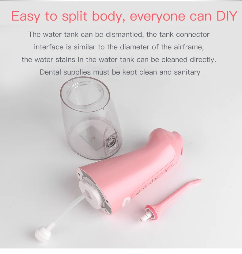 
2020, новая распродажа, Беспроводная электрическая зубная щетка, оптовая продажа, маленький портативный водный Флоссер USB для путешествий 