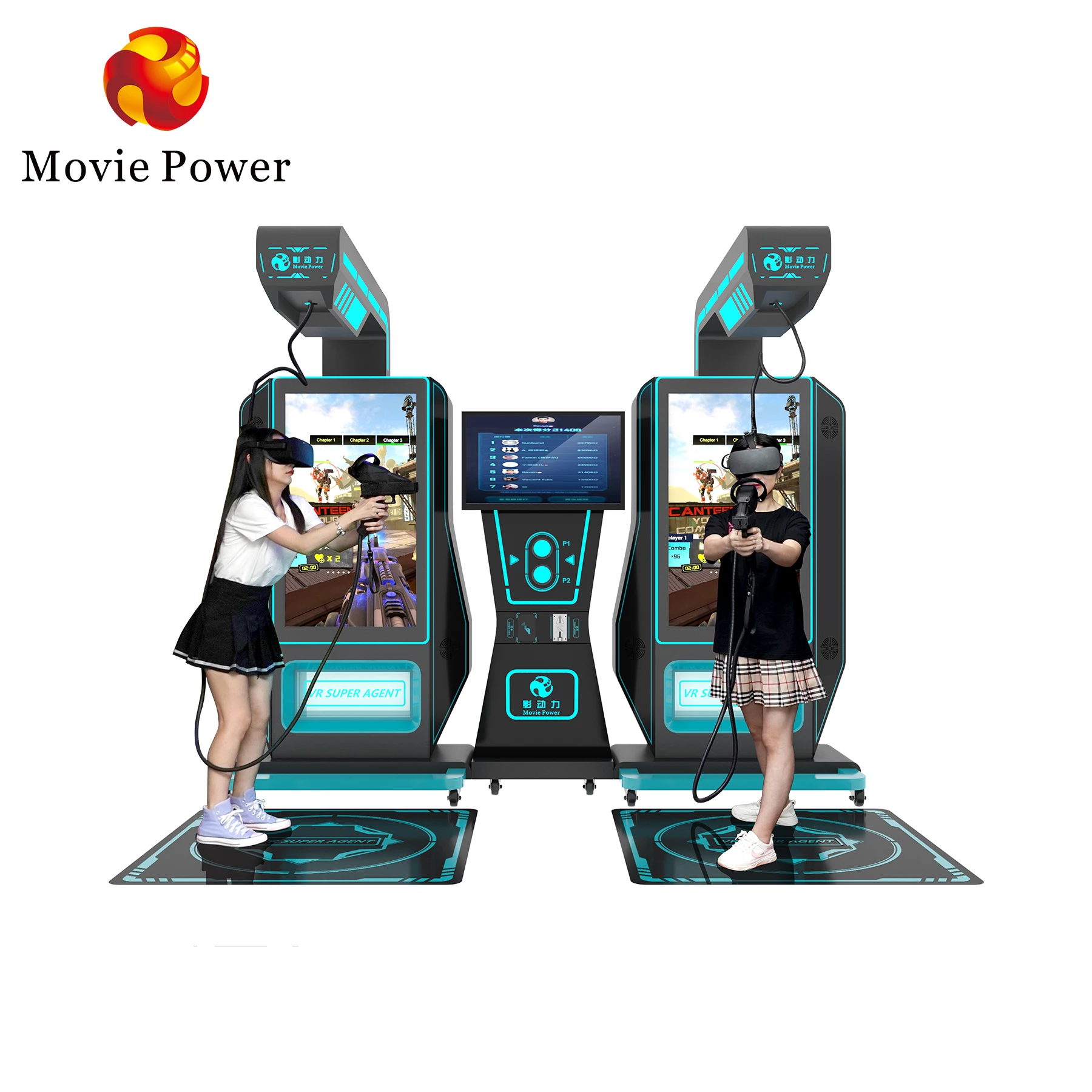 Coin Operated Games Arcade Machines 2 Multiplayers Gun Play Station Vr Super Spy for Game Center