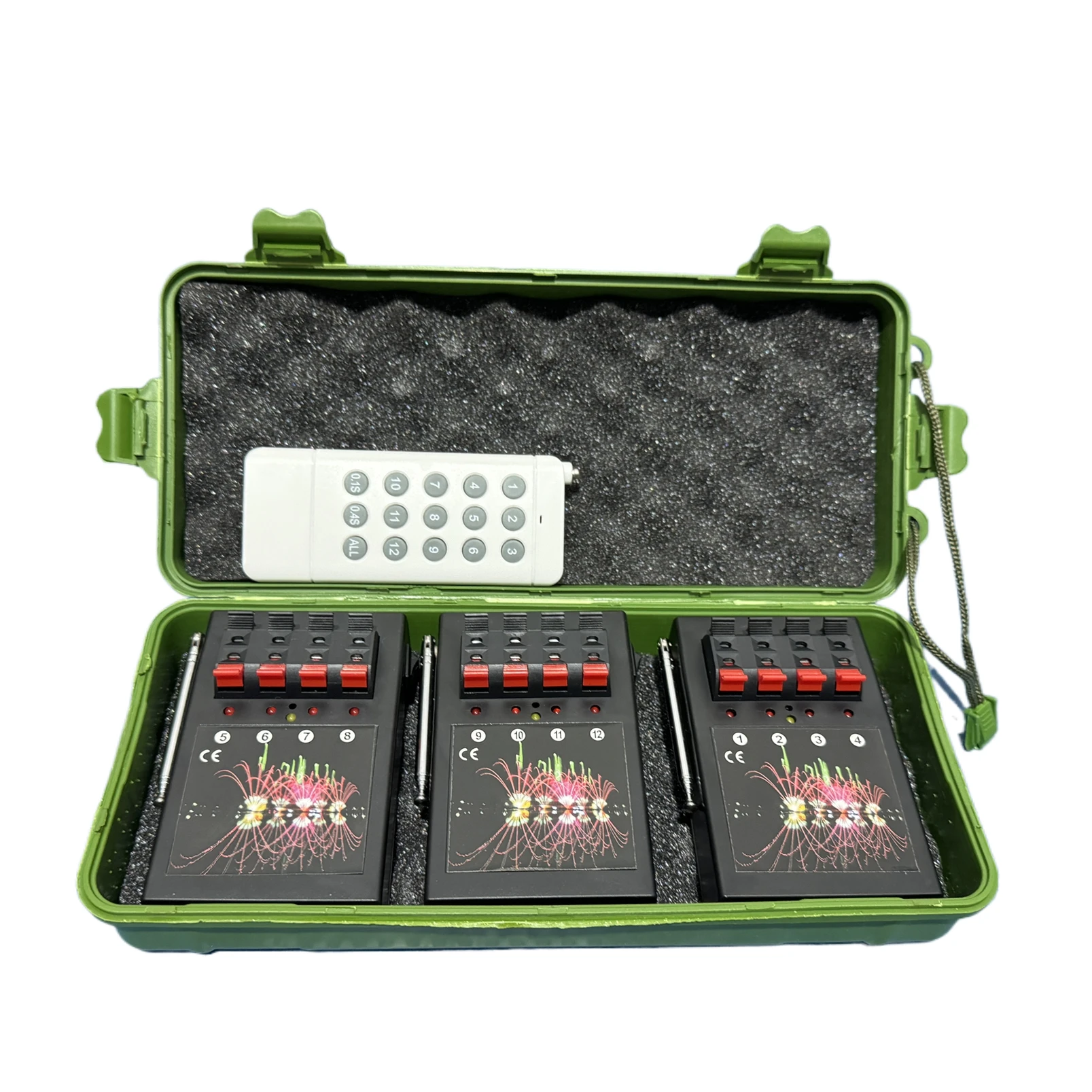 Wireless Remote Control Cold Flame Fireworks Firing System Firing Device for Christmas Fireworks Show