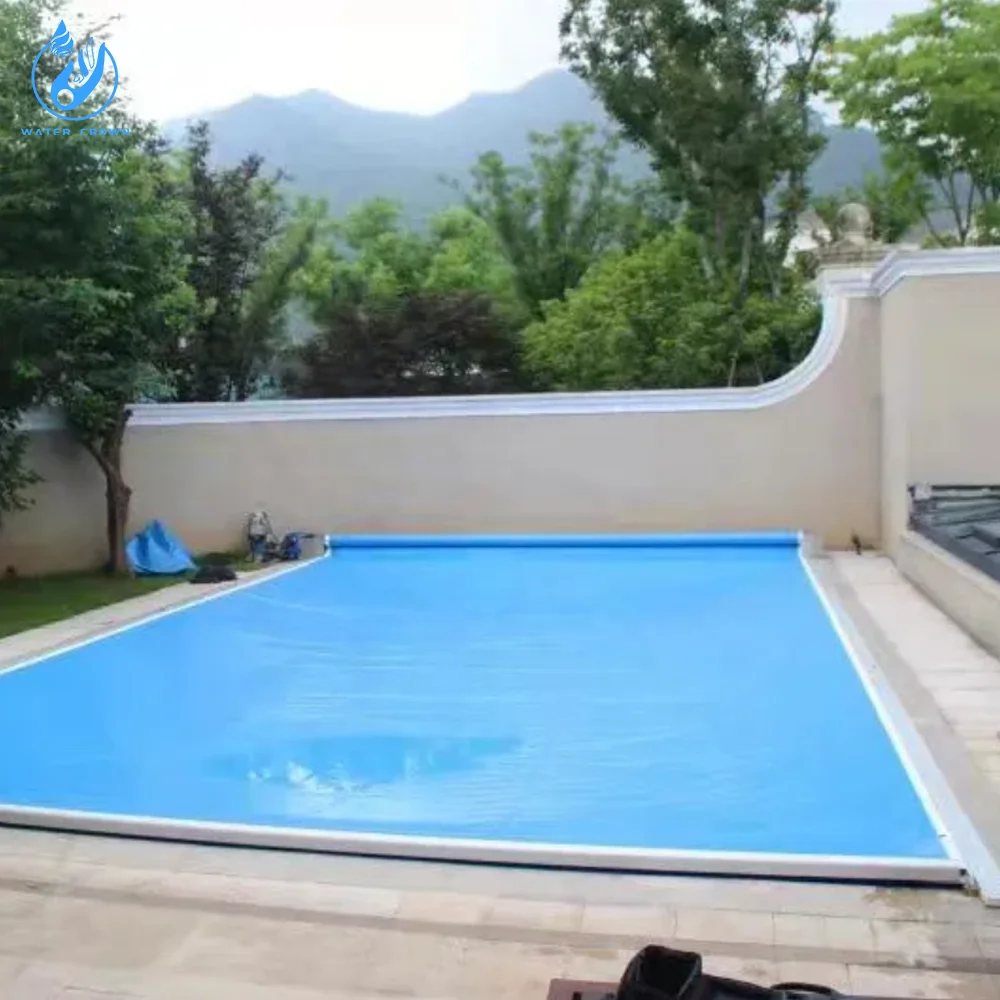 Water Crown Automatic PVC Pool Cover SGS05-Wholesale High Quality Protection for Outdoor Pond & Pool