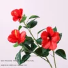 fleur d'Hibiscus rouge 82cm