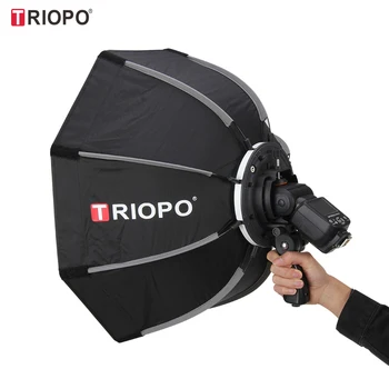 Triopo Softbox KS2-90 Professional Universal Mount 90cm Portable Photo Studio Soft Box Video Lighting Softbox