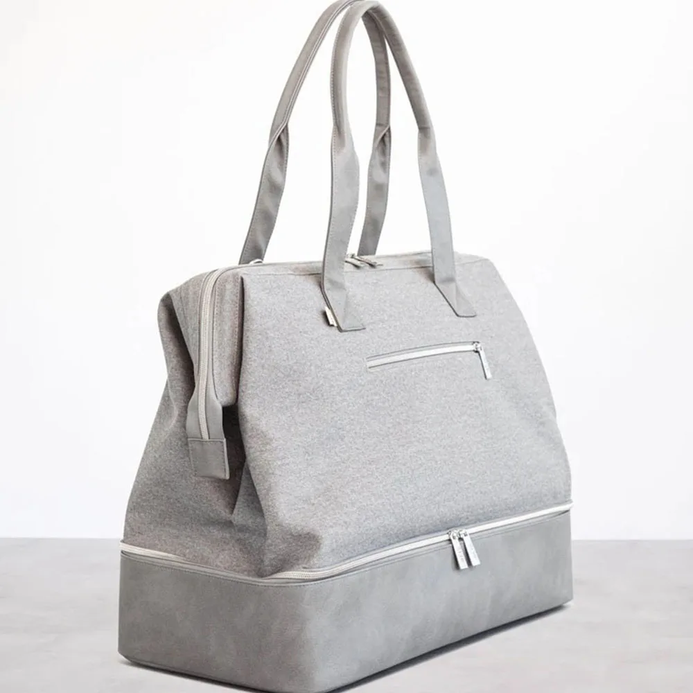 Designer Fashion Luggage Holdall Tote Shoe Compartment Custom logo Wholesale Weekender Overnight Women Travel Weekend Duffle Bag