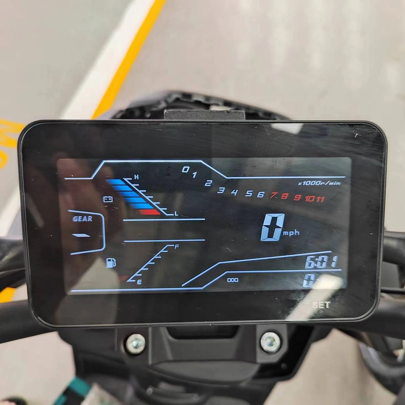 Universal LCD Display Instrument Speedometer Odometer Tachometer Fit for Motorcycle Motorbike Scooter TANK 200CC