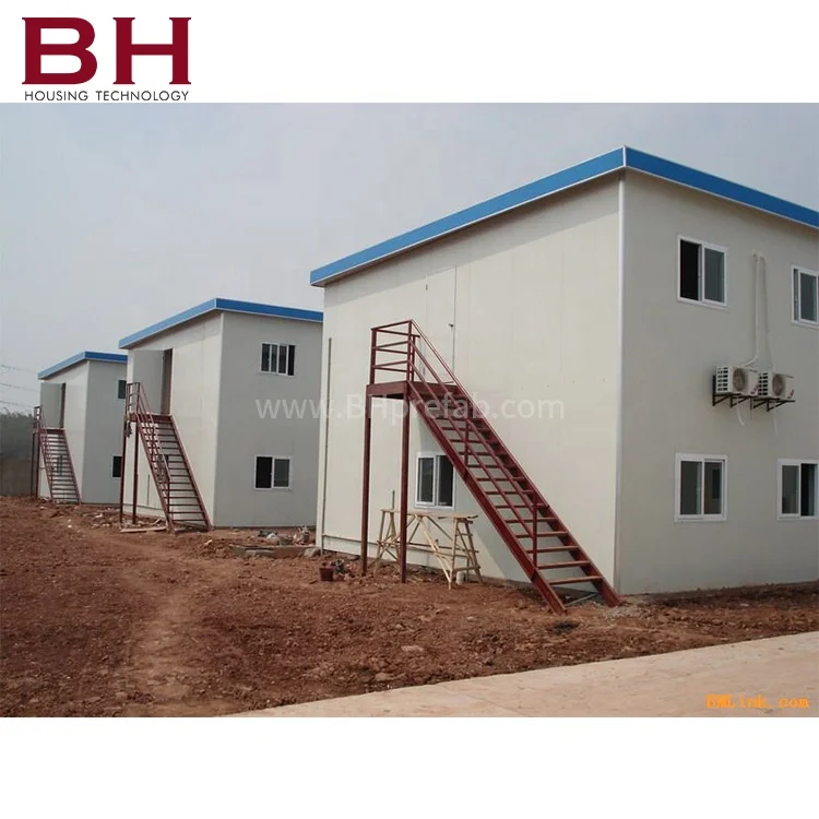 T Style Duplex Prefab House Modular Building Homes on Stilts Small Apartment Bungalow Wpc House Design