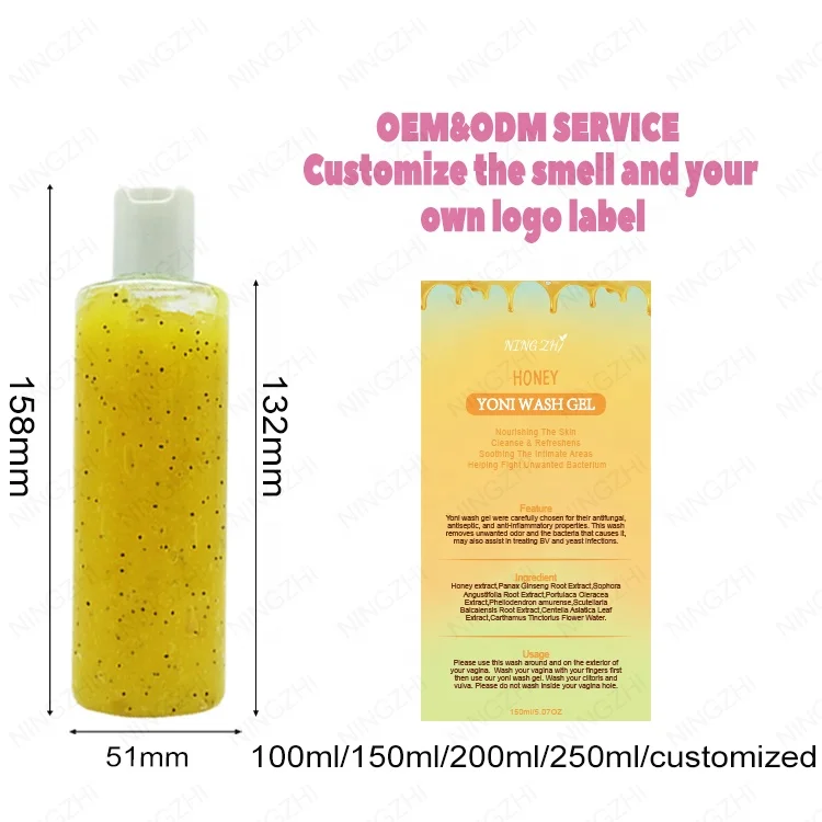 Private Label Yoni Care Products Herbal Yoni Feminine Wash Wholesale Yoni Wash Gel