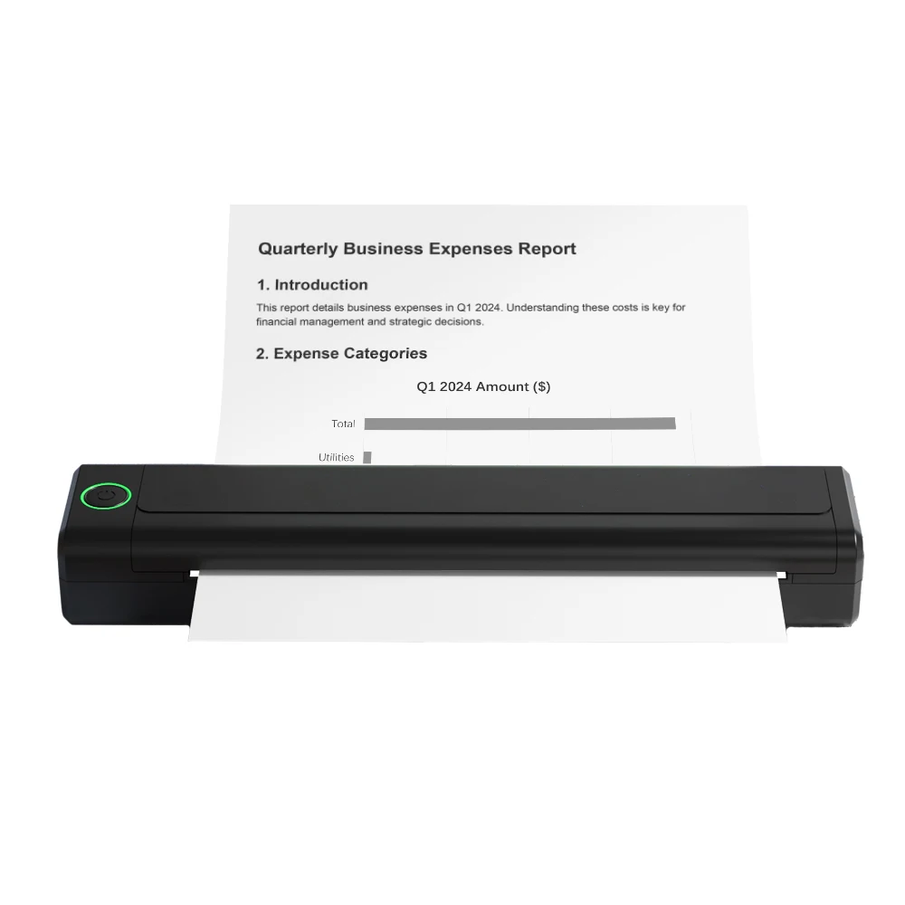 NEWYES Portable Colour Printer A4 - Wireless & Versatile