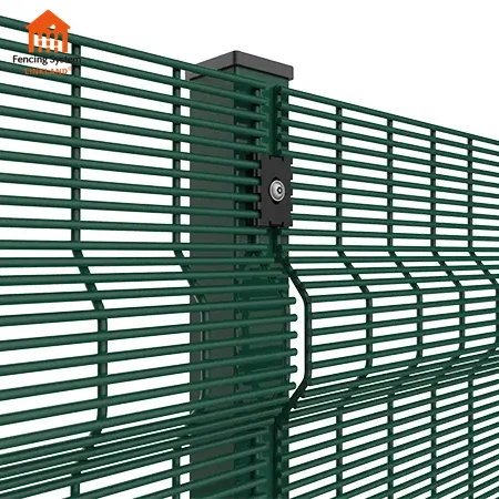 2025 New Style Clear View 358 High Security Fence See Through Fencing 358 Anti Climb Security Fence