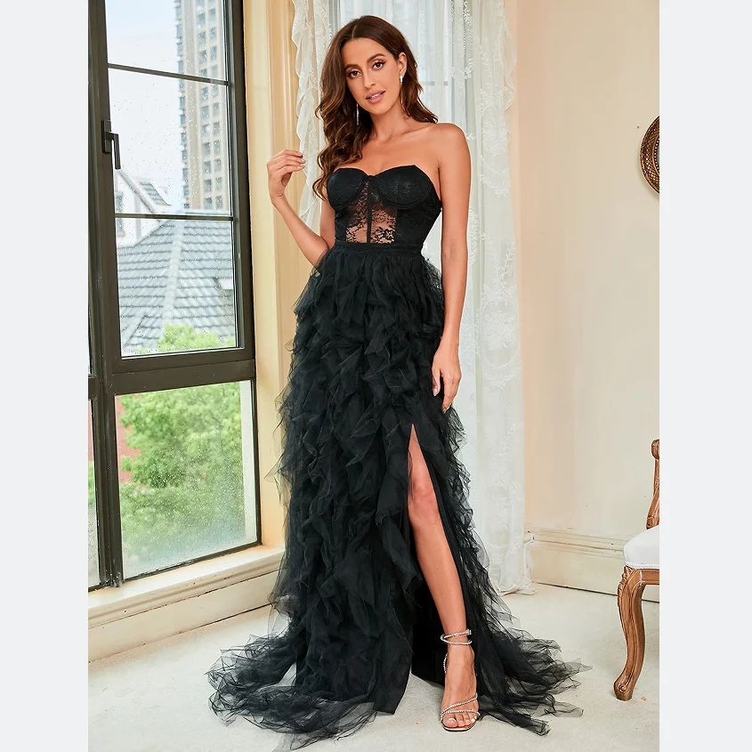 Alibaba.com: Ocstrade 2025 Long Black Evening Dress with Lace Sheer Design for Women : Ideal for night parties and formal events, offering elegant style and versatile appeal. Alibaba.com: Ocstrade 2025 Long Black Evening Dress with Lace Sheer Design for Women : Ideal for night parties and formal events, offering elegant style and versatile appeal.