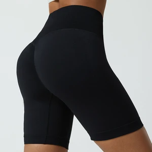 2026 Summer Seamless Fitness Yoga Shorts Running Gym Wear Short Leggings for Women